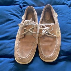 Used spery topsiders size 7 classic tan